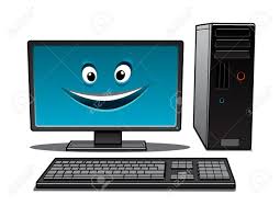 Entre y conozca nuestras increíbles ofertas y promociones. Computadora De Escritorio De Dibujos Animados Feliz Con Un Teclado Torre Y Monitor De Gran Tamano Con Una Cara Sonriente Ilustraciones Vectoriales Clip Art Vectorizado Libre De Derechos Image 27243222