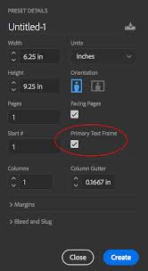 First of all, you need to create a text frame in each page of the master . Indesign Basics Primary Text Frames Creativepro Network
