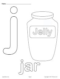 The activity is thoroughly engaging and may even require you to pry him away from this set of coloring pages because it can get practise letter formation and sounds with these lovely alphabet colouring sheets. Letter J Alphabet Coloring Pages 3 Printable Versions Supplyme