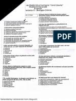 Înscrierile pentru concursul de admitere online la toate cele șapte facultăți ale universității de științe agronomice și medicină veterinară din bucurești (usamv bucurești), vor începe din data de 5 iulie 2021 pentru toate programele de studii universitare de licență, și din data de 28 iunie 2021 pentru programele de master. Teste Admitere MedicinÄƒ Timisoara 2019