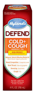 Effective and completely free of aspirin, acetaminophen or ibuprofen. Amazon Com Cold And Cough Medicine By Hyland S Defend Non Drowsy Cough Syrup Decongestant And Sore Throat Relief Natural Cold Medicine For Adults 4 Oz Health Household