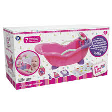 Jc Toys For Keeps Baby Doll Bathtub And Accessories Real Working Shower Fits Most Dolls Up To 17 Jc Toys Group Inc