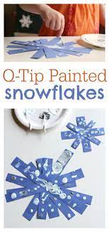 Q Tip Painted Snowflake Crafts No Time For Flash Cards Winter Crafts For Kids Fun Winter Crafts Winter Preschool