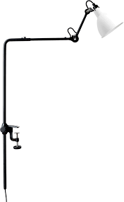 Lite source lighting combination black clamp desk lamp. Lampe Gras N226 Clamp Desk Lamp By Dcw Editions 226 Bl Wh