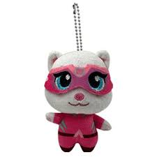 10cm Can't Talk Version Talking Tom And Friends Hero Series Plush Keychain  Doll Talking Tom Angela Hank Ginger Ben Bag Pendant