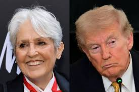White House issues four-word response to Joan Baez poem about Trump's brain  being eaten by 'little green worm' : r/Music