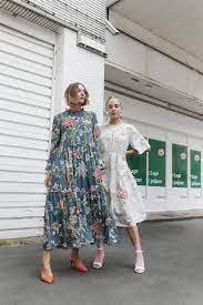 gp j baker x h m polienne elegant outfit classy long sleeve chiffon maxi dress elegant dresses for women