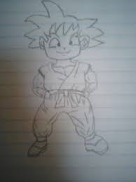 I was drawing other styles, mainly my own and i also didn't. Kid Goku Drawing By Thenewphenomenon Dragoart Com