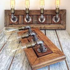 Choosing the right rustic bathroom vanities for your bathroom would be pretty challenging. Bathroom Light Rustic Bathroom Lighting Fixtures Bathroom Etsy