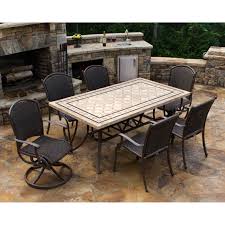 Tortuga Outdoor Marquesas Aluminum 7 Piece Patio Dining Set In 2020 Outdoor Dining Set Stone Dining Table Patio Dining Set