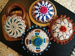 What To Do With Those Wooden Curtain Rings And Wooden Coasters Curtain Rings Crafts Wooden Rings Craft Curtains With Rings
