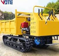 Crawler Self Loading Mini Dumper 4 X 4 Price Diesel Transporter Oil Palm  Farm Mini Dumper Truck Crawler Carrier