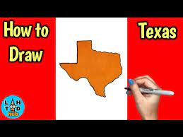 How To Draw Texas | Texas Drawing Tutorial - Youtube