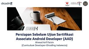 Saat ini kami tengah mengupdate versi yang ada mengikuti versi kotlin 1.3. Persiapan Sebelum Ujian Sertifikasi Associate Android Developer Bdd 2021 Speaker Deck