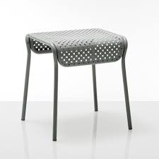 perforated metal stool by antoine phelouzat bensimon gallery x la redoute collection metal furniture metal stool furniture design modern