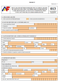 (1) pe baza declaratiei de inregistrare fiscala, depusa potrivit art. IncÄƒ O DeclaraÅ£ie De Inregistrare FiscalÄƒ A Intrat In Circuitul Birocratic Al Anaf Formularul 013 A Fost Aprobat Jurnalul De Buzau
