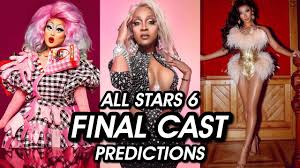 While rupaul's drag race introduces fans to new faces and fresh talent, all stars brings back unfortunately, she wasn't as stellar when it came to the comedy and acting challenges and she fans of drag race will never forget that elimination as everyone quickly found out valentina did not know. My Cast Predictions For All Stars 6 Youtube