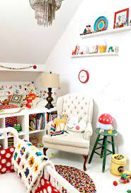 A Retro Scandinavian Girl S Room By Tiny Little Pads Kids Interiors Colorful Baby Nursery Kid Room Decor Kids Interior