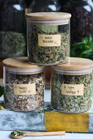 Stir savory, thyme, basil, marjoram, lavender, parsley, oregano, tarragon, . Make Your Own Herbal Tea Blends Feasting At Home