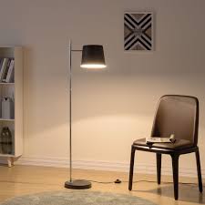 Led Lampen Modern Holz Stehlampe Mit Stoffschirm Dimmbar Stehleuchte Weiss Stehlampe Lampen Moderner Landhaussti Stehlampe Lampen Stehlampe Landhausstil