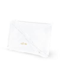 Keep your cards close and stylishly contained in kate spade new york's strike gold business card holder. Kate Spade New York Acrylic Business Card Holder Call Me Reviews Home Macy S