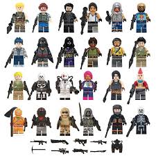 24pcs Fortnite Minifigures Compatible Lego Fortnite Minifigure Mini Figures Game Character Fortnite
