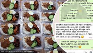 Nasi lemak nasi lemek mp3 & mp4. Anak Sakit Ingat Suka Suka Cancel Order 30 Bungkus Nasi Lemak Cakap Pakai Otak Sis The Reporter