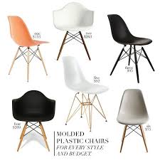 Molded Plastic Chairs For Every Style And Budget And In Our Dining Room Too Molded Plastic Chairs Plastic Dining Chairs Plastic Chair