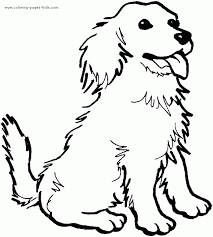 Dog coloring pages for kids animals. Coloring Pages Dogs Idea Whitesbelfast Com