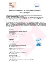 Informationen zu mobile dienste haus am maienplatz. Kurzzeitpflege In Der Region Herrenberg
