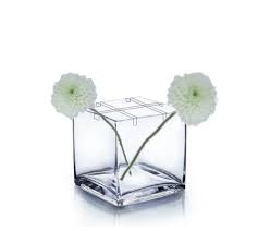 Square Vase Centerpieces Easy Wedding