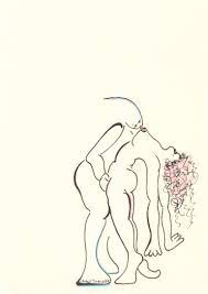 Erotic line drawing #11 Drawing by carol scavotto | Saatchi Art