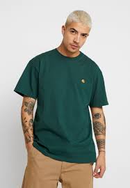 Free shipping on orders over $25 shipped by amazon. Carhartt Wip Chase T Shirt Basic Treehouse Gold Dunkelgrun Zalando Pl