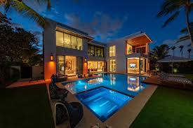 Check spelling or type a new query. Modern House And Pool At Night Hgtv
