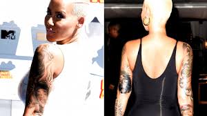 Amber Rose Covers Up Her Wiz Khalifa Tattoo With Another Mans Face Amberrose Wizkhalifa Celebrityinsider Org Enterta In 2020 Amber Rose Wiz Khalifa Tattoos The Wiz