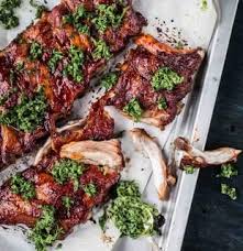 Spareribs Mit Grunen Krautern Foodboom Rezept Spareribs Lebensmittel Essen Fleisch Gerichte