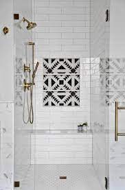 Sharing all the tips & tricks we used to create an elegant luxury master bathroom with the best master bathroom shower tile & floor combination ideas using carrara marble, white subway tile with a marble accent wall & large black veined marble look floor tile with grey grout & pictures! 44 Modern Shower Tile Ideas And Designs 2021 Edition Shower Tile Modern Shower Tile Bathroom Shower Tile