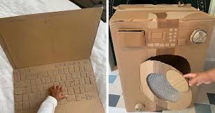But bear in mind that not all the traps you find on the internet work. This Mom Is Repurposing Cardboard Into Fun And Accurate Everyday Household Items And Interactive Toys Bored Panda