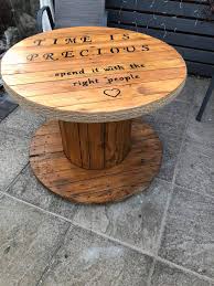 Spool Table In 2020 Spool Tables Wooden Spool Tables Wood Spool Tables