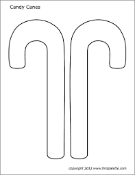 Large candy cane coloring page. Candy Canes Free Printable Templates Coloring Pages Firstpalette Com