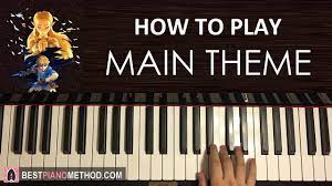 Zelda Breath Of The Wild Main Theme Piano Tutorial Lesson Youtube