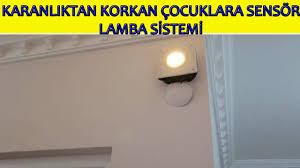 Karanliktan Korkan Cocuklar Icin Sensor Lamba Sistemi Diy Radar Sensor Youtube