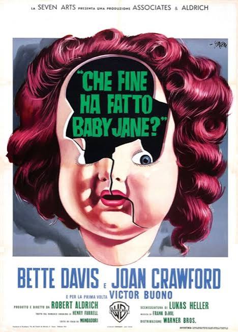 What Ever Happened to Baby Jane? (1962) Bette Davis movie poster reprint  24x33 inches
