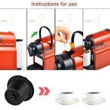 Coffee machine nescafe pods reusable water bombs from sponges. Eco Friendly Stainless Steel Mesh Filter For Nespresso Machines With Coffee Spoon And Brush For Dolce Gusto Refillable Pods Single Cup Coffee Filters Volwco Reusable Nespresso Capsules Coffee Machine Parts Home
