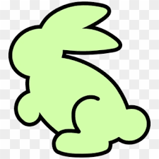 Download or print this amazing coloring page: Soft Spring Green Bunny Png Clip Arts For Web Easy Easter Bunny Coloring Pages Transparent Png 4640644 Pikpng