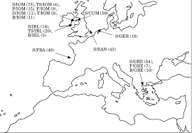 Here is the outline of the map of europe with its countries from world atlas. Download Outline Map Of Europe To Show The Sampling Sites Of Albania 1949 Full Size Png Image Pngkit