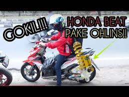 Gokil Honda Beat Pake Ohlins Layz Motor Daily Vlog 9 Youtube