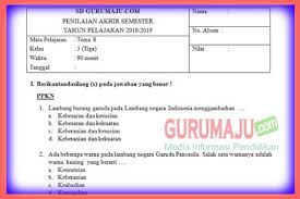 Buku siswa yang digunakan sebagai sumber belajar di kelas 3 merupakan buku tematik kurikulum. Soal Uas Pas Kelas 3 Tema 8 Semester 2 Kurikulum 2013 Revisi 2018 Guru Maju
