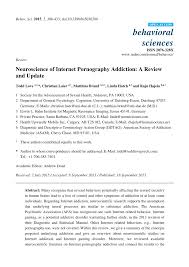 Pdf Neuroscience Of Internet Pornography Addiction A Review And Update