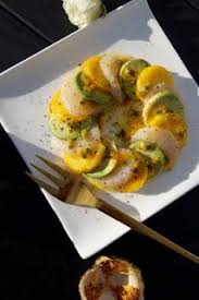 Les Recettes De Kelou Des Recettes Simples Et Gourmandes Pour Mettre Du Bonheur Dans L Assiette Recettes De Cuisine Recettes De Mangue Carpaccio